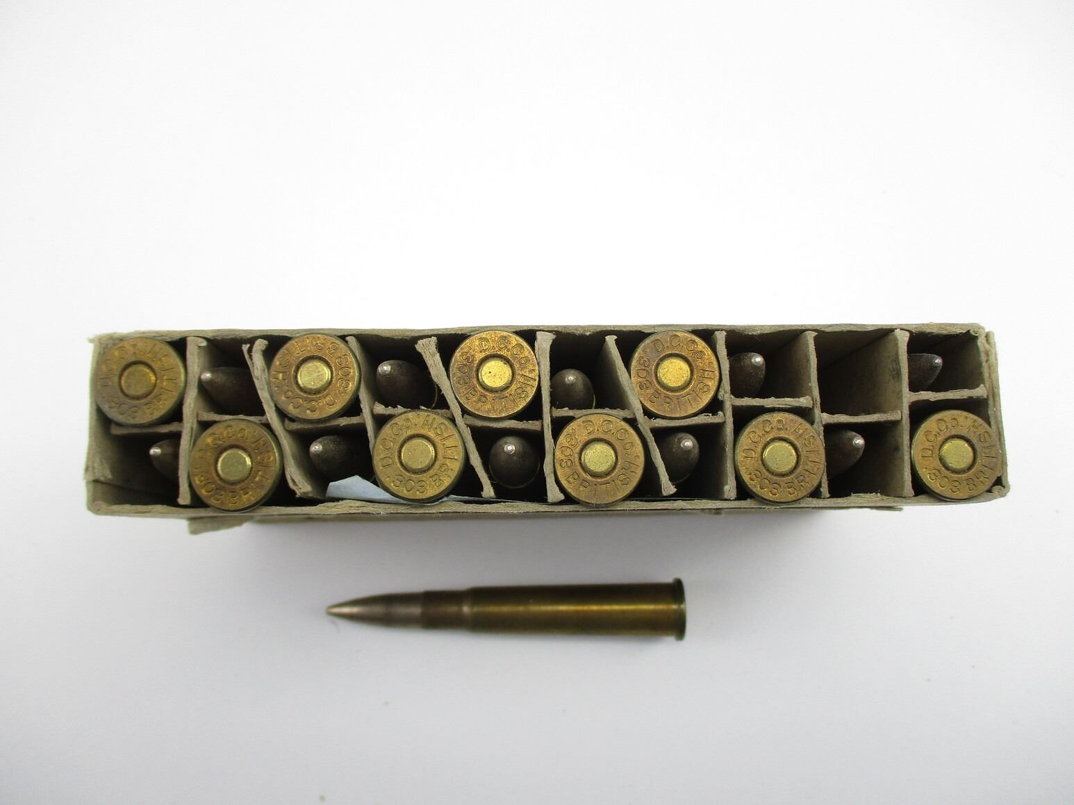 COLLECTIBLE DOMINION .303 BRITISH MARK VII AMMO - Switzer's Auction ...