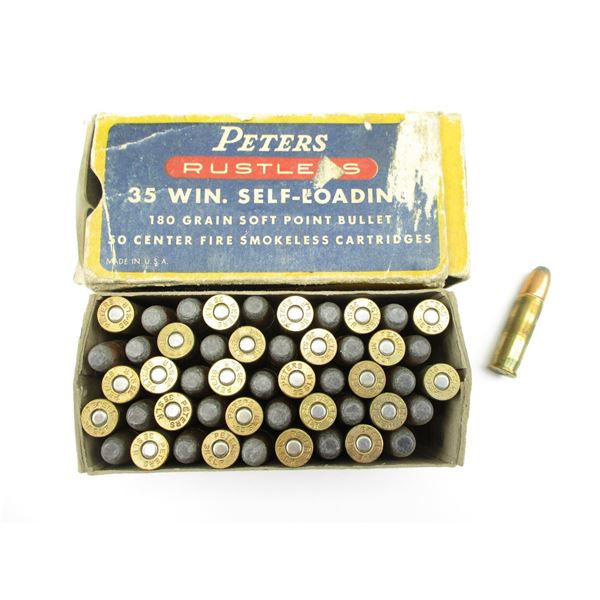 COLLECTIBLE PETER'S .35 WIN AMMO
