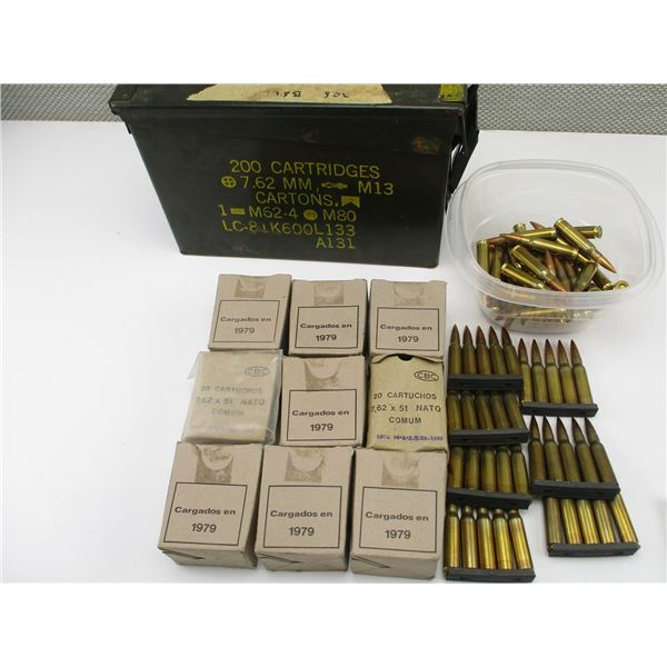 RELOADED 7.62 NATO AMMO