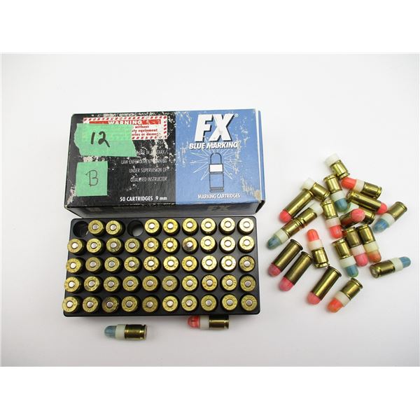 FX 9MM SIMUNITIONS LOT