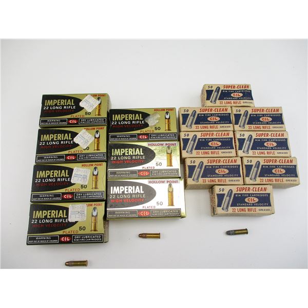 ASSORTED CIL .22 LONG RIFLE AMMO