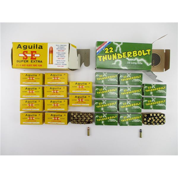 ASSORTED .22 LONG RIFLE AMMO LOT