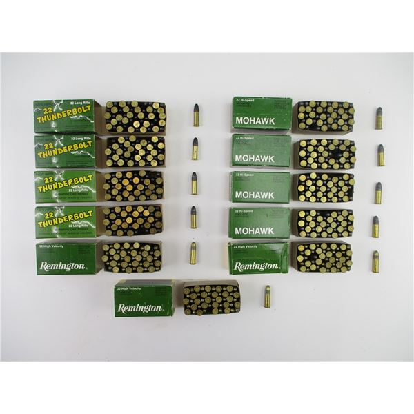 ASSORTED .22 LONG RIFLE AMMO LOT