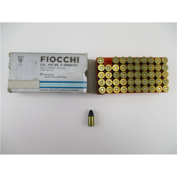 WEBLEY .455 MK II AMMO LOT