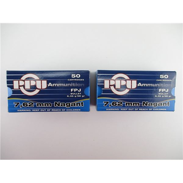 PPU 7.62MM NAGANT AMMO LOT
