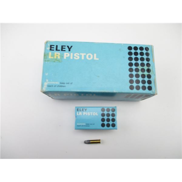 ELEY .22 LONG RIFLE AMMO