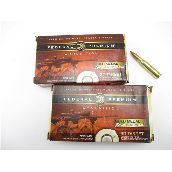 FEDERAL PREMIUM .308 WIN AMMO