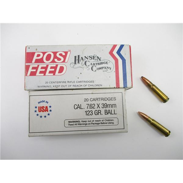 ASSORTED 7.62X39 AMMO