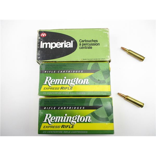ASSORTED .22-250 REM AMMO
