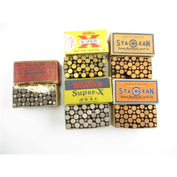 ASSORTED .22 W.R.F. AMMO