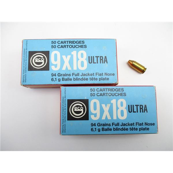 GECO 9X18 ULTRA AMMO