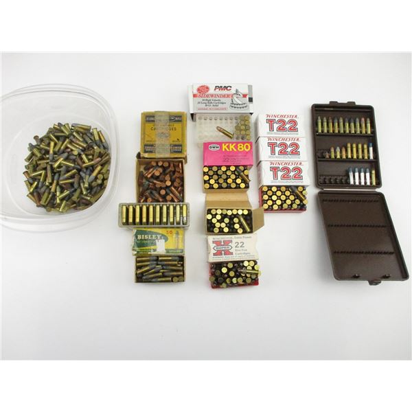 ASSORTED .22 AMMO