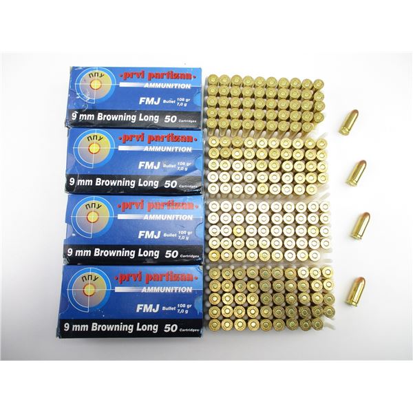 PPU 9MM BROWNING AMMO