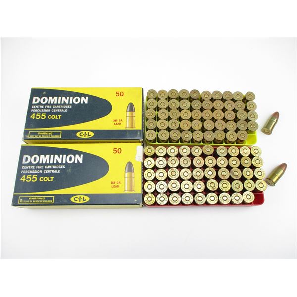 DOMINION .455 COLT AMMO