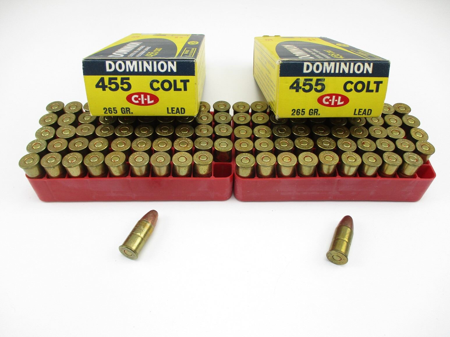 DOMINION .455 COLT AMMO - Switzer's Auction & Appraisal Service