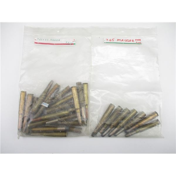 7.65X53 MAUSER AMMO