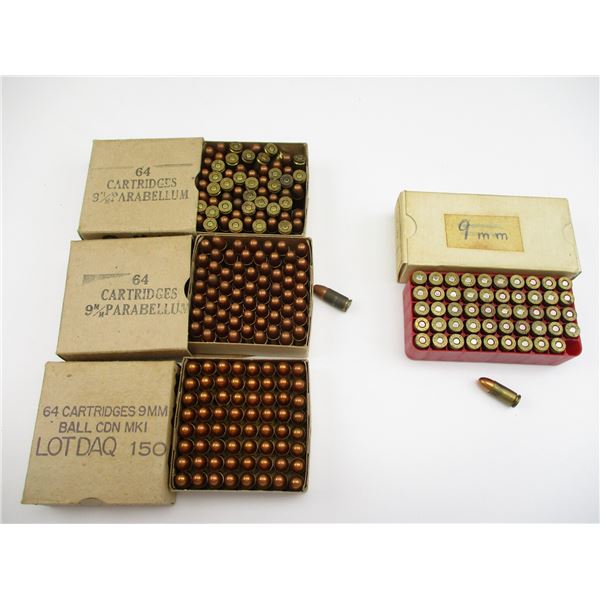 MILITARY ASSORTED 9MM LUGER AMMO