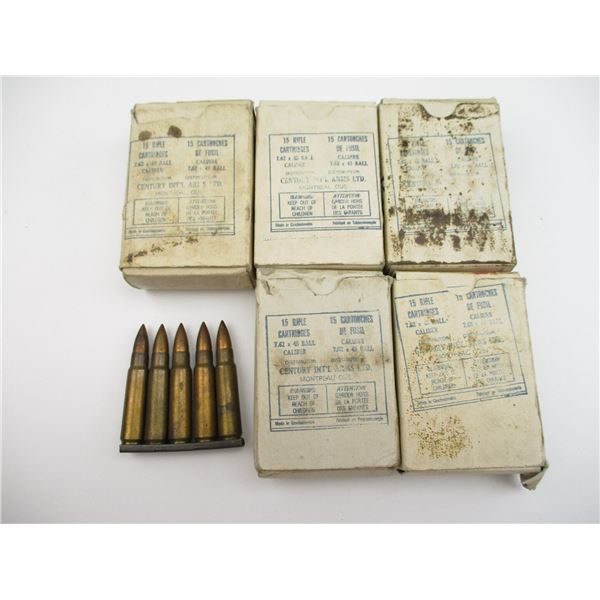 MILITARY CZECH 7.62X45 AMMO