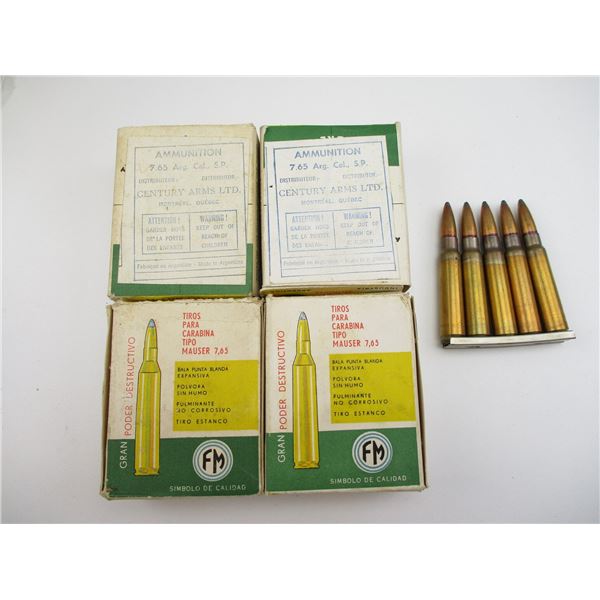 MILITARY FM 7.65 ARGENTINE AMMO
