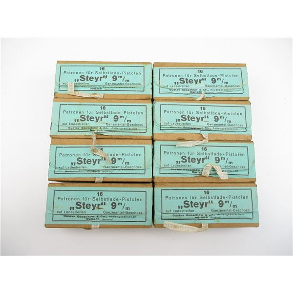 MILITARY GECO 9MM STEYR AMMO