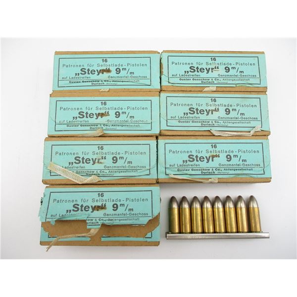 MILITARY GECO 9MM STEYR AMMO LOT