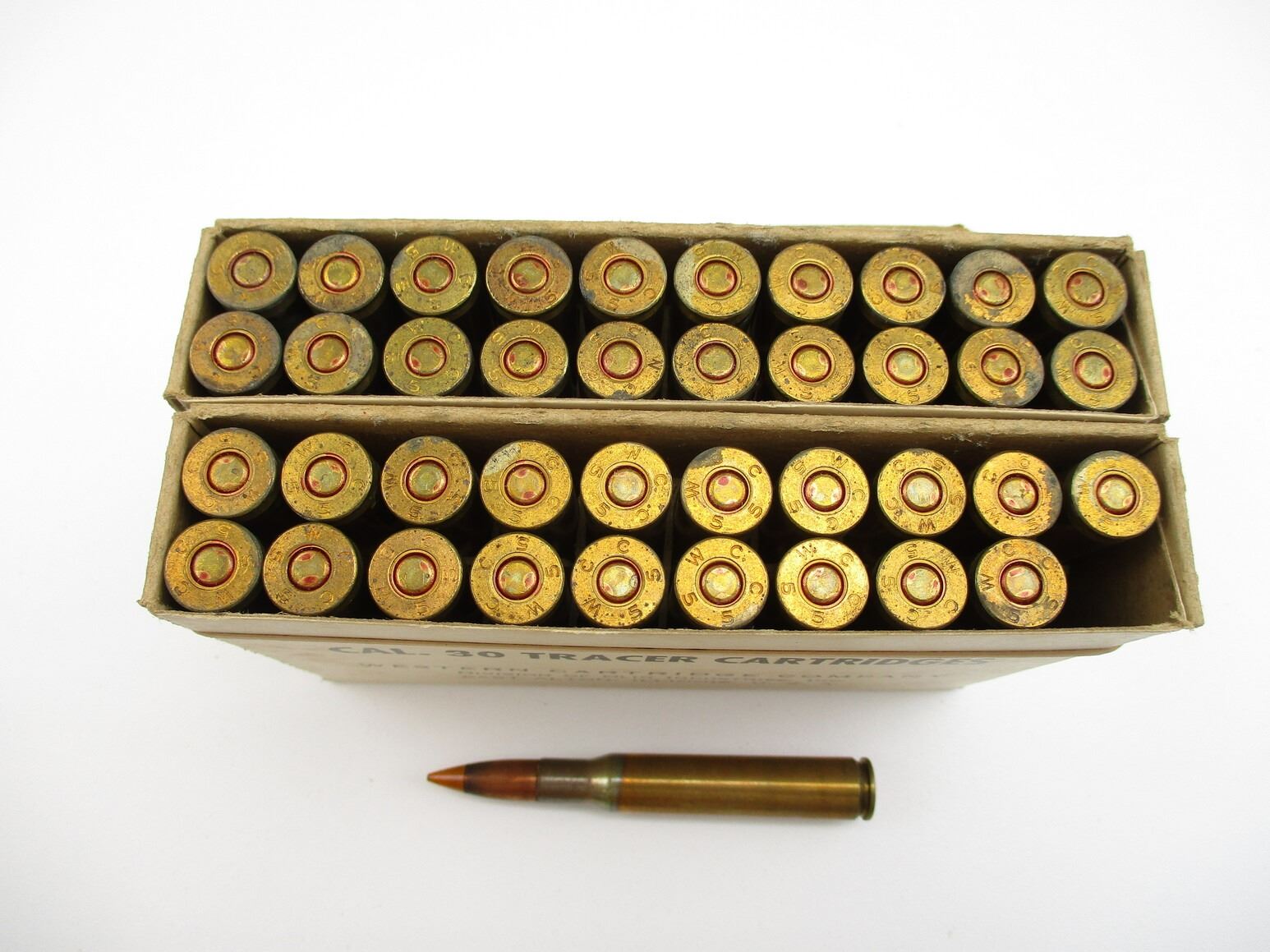 MILITARY .30 TRACER AMMO LOT