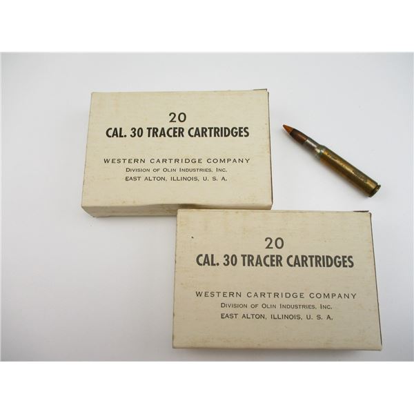 MILITARY .30 TRACER AMMO LOT