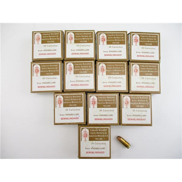 MILITARY 9MM LUGER AMMO LOT