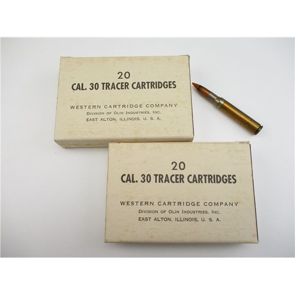 MILITARY .30 TRACER AMMO LOT