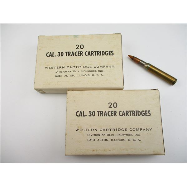 MILITARY .30 TRACER AMMO LOT