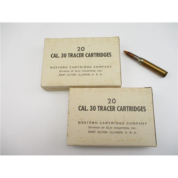 MILITARY .30 TRACER AMMO LOT