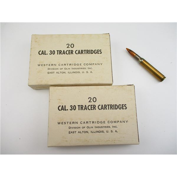 MILITARY .30 TRACER AMMO LOT