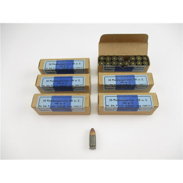 MILITARY WWII GERMAN 9MM AMMO