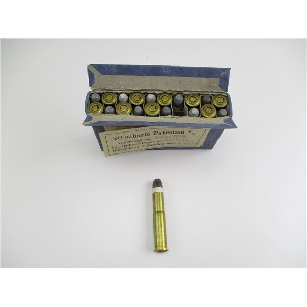 MILITARY GERMAN .43 MAUSER AMMO