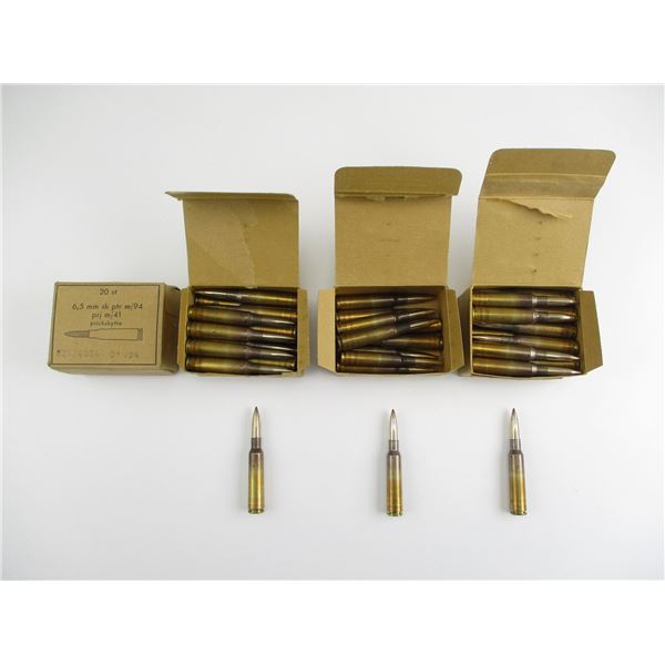 MILITARY 6.5X55 SWEDISH AMMO