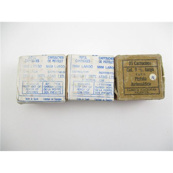 MILITARY ASSORTED 9MM LARGO AMMO