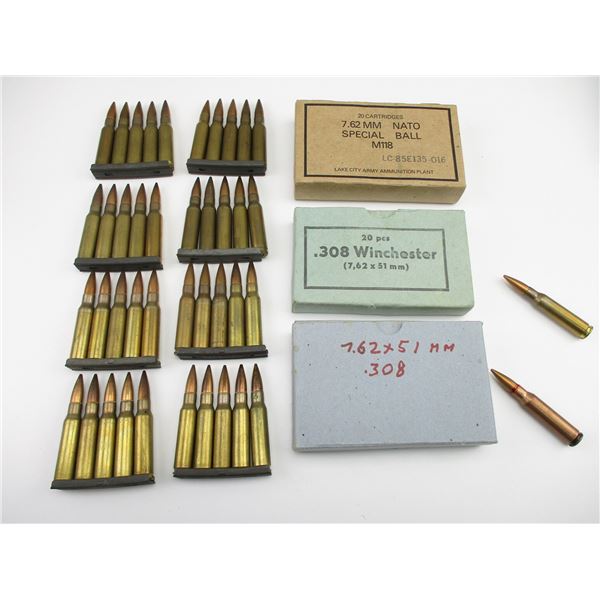 MILITARY ASSORTED 7.62 NATO AMMO