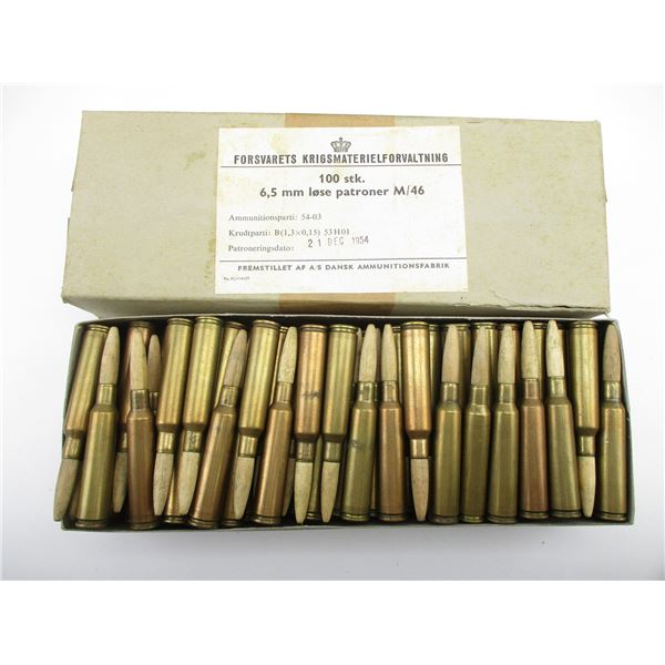 MILITARY SWEDISH 6.5MM AMMO