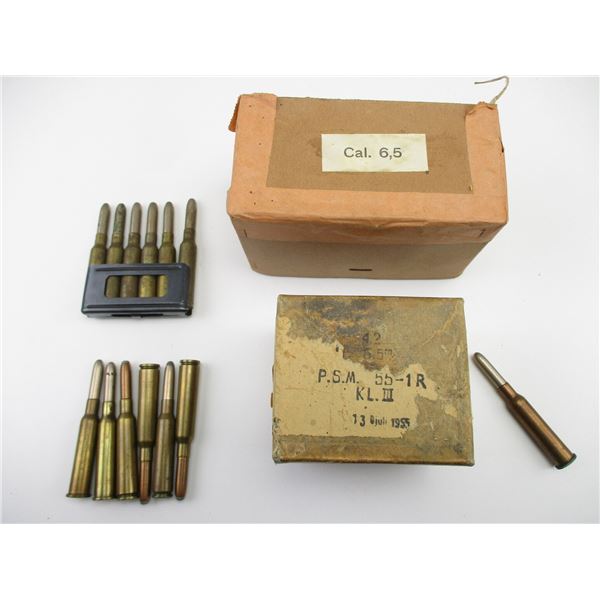 MILITARY ASSORTED 6.5MM AMMO