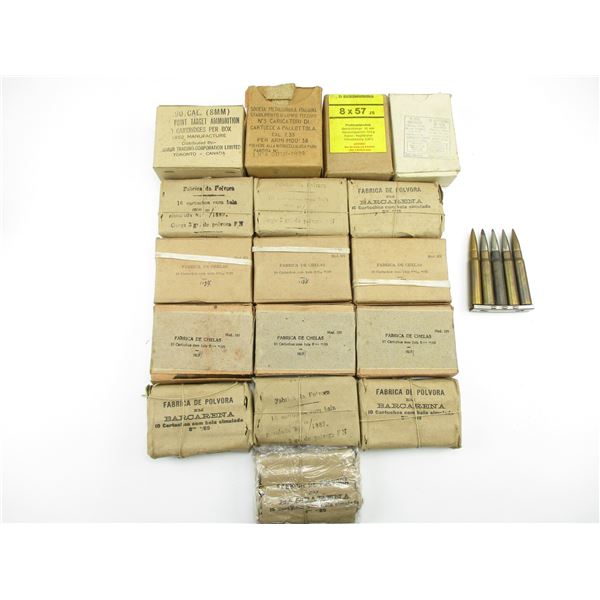 MILITARY ASSORTED 8MM AMMO