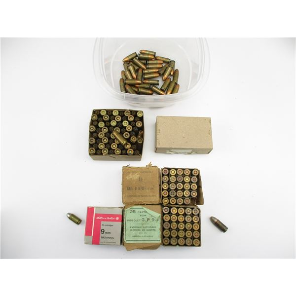 MILITARY ASSORTED 9MM AMMO