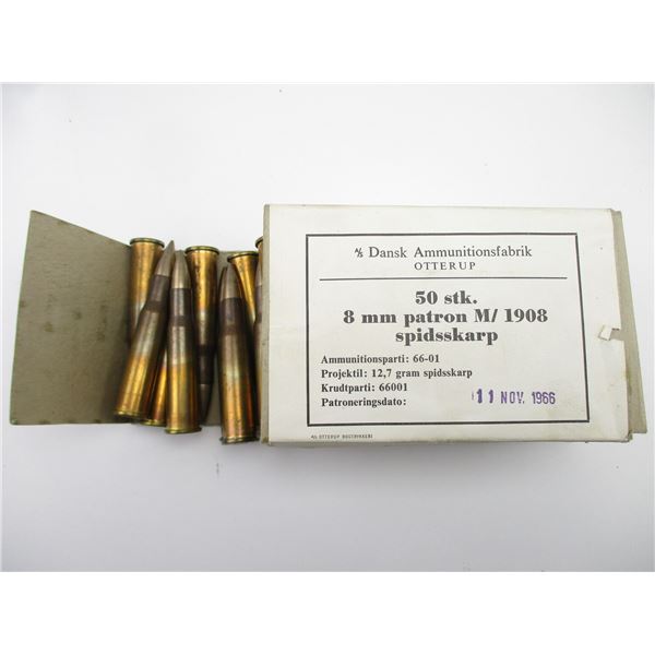 MILITARY DANISH 8X58R AMMO