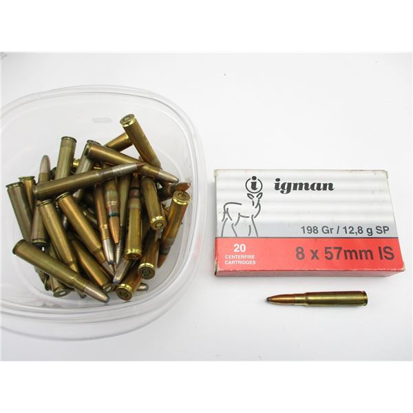 MILITARY ASSORTED 8X57MM AMMO