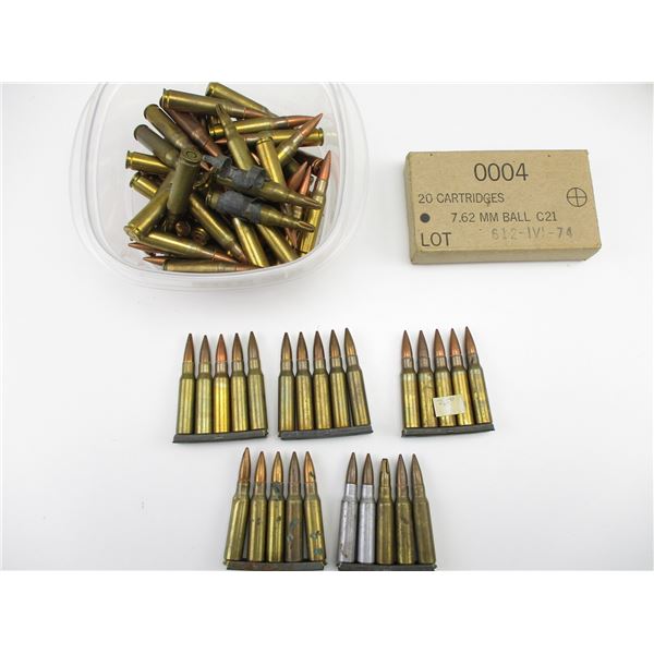 MILITARY ASSORTED 7.62 NATO AMMO