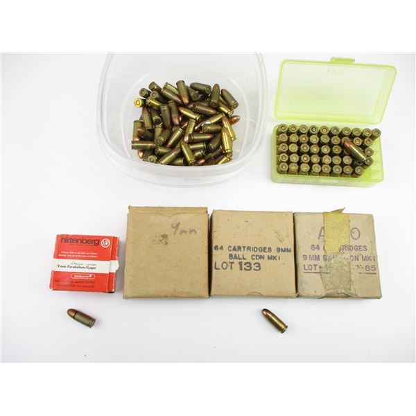 MILITARY ASSORTED 9MM LUGER AMMO