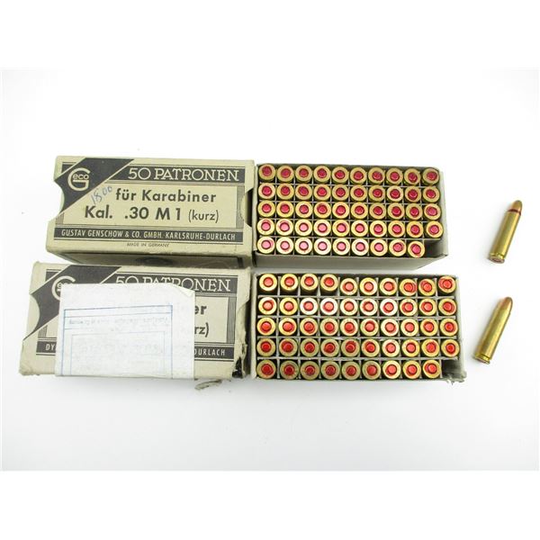 MILITARY GECO .30 CARBINE AMMO