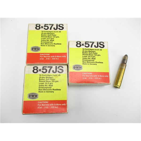 MILITARY DWM 8X57JS AMMO