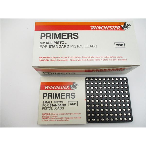 WINCHESTER SM PISTOL PRIMERS