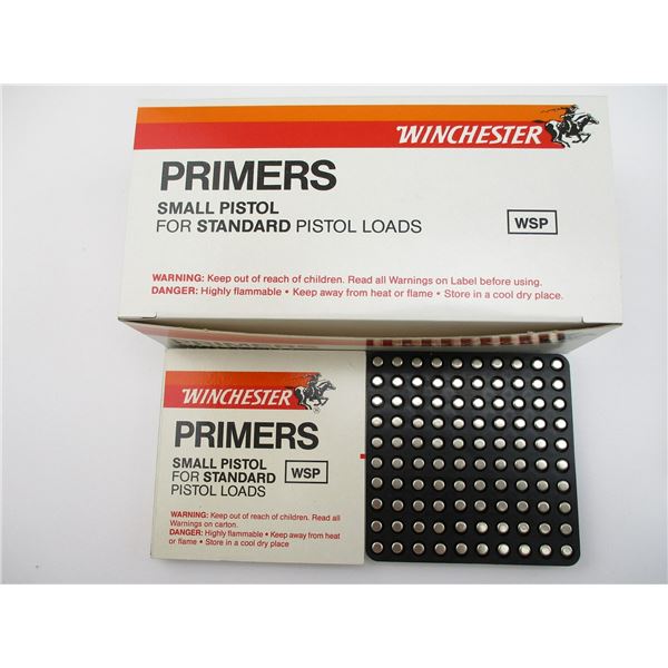 WINCHESTER SM PISTOL PRIMERS