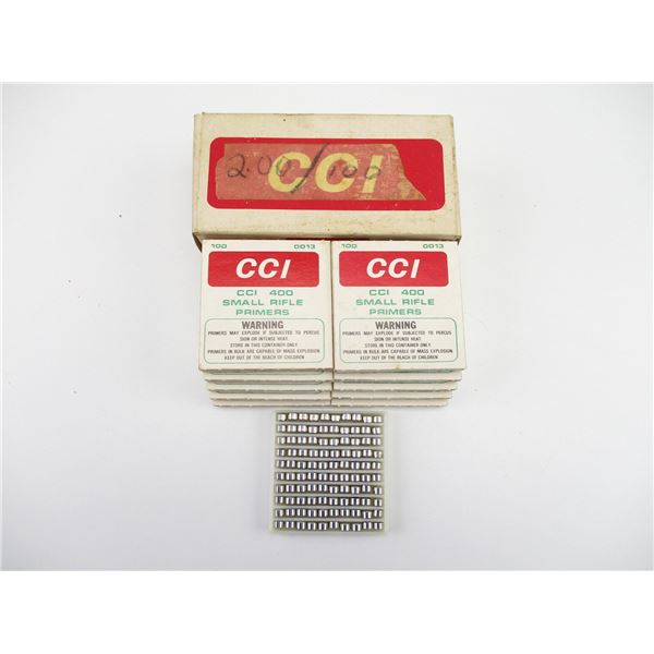 CCI NO.400 SMALL RIFLE PRIMERS